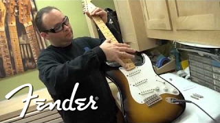 Fender Custom Shop Master Builder Tips  Floating a Bridge  Fender [upl. by Eniladam]