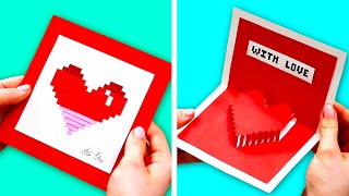 29 IDÉES DE CARTES INCROYABLES POUR LA SAINTVALENTIN [upl. by Capello]