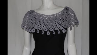 Como tejer Cuello Crochet paso a paso cc [upl. by Inej]