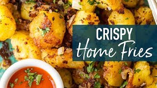 Home Fries Recipe  Crispy Breakfast Potatoes [upl. by Bihas]