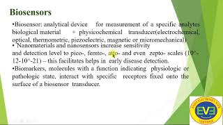 Nano sensors Bio Sensors Nanotechnology [upl. by Stanley]