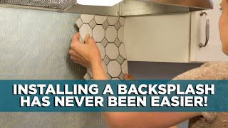 DIY Backsplash Installation Made Easy How to Use SimpleMat [upl. by Dyun]