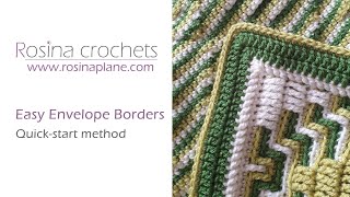 Easy Envelope Border  Quick Start Method [upl. by Miller]