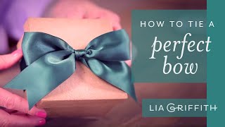 How to Tie a Perfect Bow [upl. by Wing]