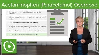 Acetaminophen Paracetamol Overdose – Emergency Medicine  Lecturio [upl. by Yeca562]