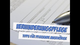 Verhinderungspflege oder Ersatzpflege [upl. by Aray]