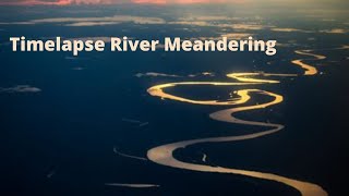 Timelapse of Meandering River [upl. by Leicam]