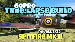 Spitfire mkII 132 Revell scale model build [upl. by Lorn]