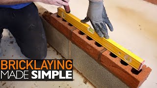 How To Lay 3 Bricks For Beginner [upl. by Airdni]