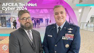 AFCEA TechNet Cyber Interview with Brig Gen Michael Cornell [upl. by Eseilana]