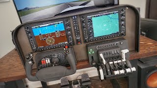 EPIC Home Flight Sim Cockpit  HONEYCOMB  RealSimGear G1000  SLAVX  XPlane 11 [upl. by Orimlede]