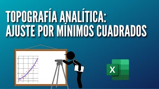 TOPOGRAFÍA ANALÍTICA AJUSTE POR MÍNIMOS CUADRADOS [upl. by Maeve]