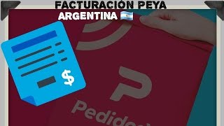 FACTURACIÓN PEDIDOS YA 🇦🇷 ARGENTINA [upl. by Norvell]