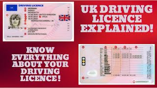 UK DRIVING LICENCE EXPLAINED  Know everything about UK Driving Licence [upl. by Sigmund208]