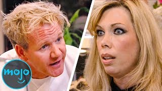 Top 10 Worst Chefs on Kitchen Nightmares [upl. by Ahsekat]