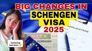 SCHENGEN VISA changes in 2025 UPDATE [upl. by Rahal172]