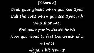 Tupac  Hit Em Up Lyrics [upl. by Yecart]