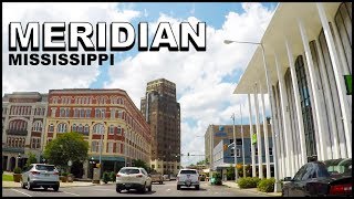 Meridian Mississippi Downtown Tour [upl. by Hurff]