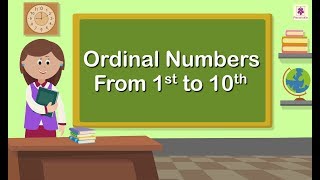 Ordinal Numbers  Mathematics Grade 1  Periwinkle [upl. by Lamek750]