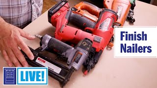 How to Choose a Finish Nailer  This Old House Live [upl. by Neerroc]