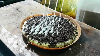 How to Make Sweet Chocolate Martabak  Indonesian Pancakes  Indonesia Street Food [upl. by Siraved]