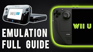 Steam Deck EmuDeck Wii U Emulation Guide  CEMU Emulator [upl. by Aronal]