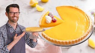 Classic Lemon Tart Recipe [upl. by Ellennej]