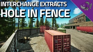 Hole In Fence  Interchange Extract Guide  Escape From Tarkov [upl. by Ainit774]