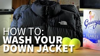 How to wash your down jacket [upl. by Alyks]