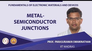 Metalsemiconductor junctions [upl. by Maon]