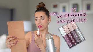 ASMR Lip Gloss Try On amp Review  Amorevolous Aesthetics DiamondASMR [upl. by Celie]