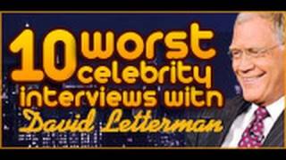 10 Craziest David Letterman Interviews [upl. by Lemuelah]