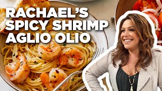 Rachael Ray Makes Spicy Shrimp Aglio Olio  Food Network [upl. by Leba]