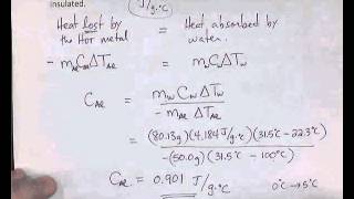 Calorimetry Problem Solving [upl. by Rosella]