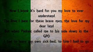 Wolfe Tones  Grace Lyrics [upl. by Nordek]