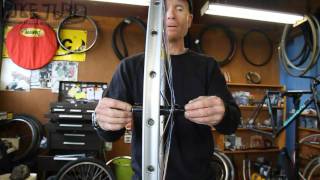 How to Dish a Bicycle Wheel  TheBikeTubecom [upl. by Ylime]