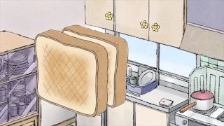 Nichijou  Ep 5  Helvetica Standard Toast [upl. by Vachil]