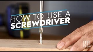 How to Use a Screwdriver [upl. by Rawna]