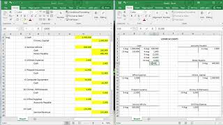 Ledger Accounts  Filipino TAccounts [upl. by Meadow]