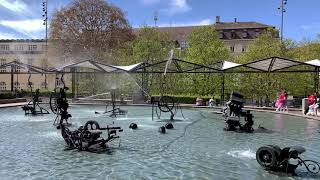 TinguelyBrunnen Tinguely Fountain in Basel Switzerland [upl. by Felecia]