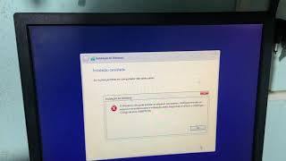 O Windows não pôde instalar os arquivos necessários Código do erro 0X8007025D VEJA COMO SOLUCIONAR [upl. by Quartis]