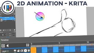 How to Animate in Krita  2D Animation Tutorial  My animation process  tips   TutsByKai [upl. by Ainolloppa]