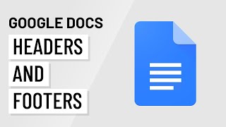 Google Docs Headers and Footers [upl. by Ayerim883]