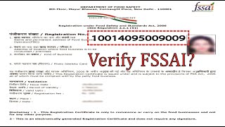 How to check details of fssai licence  Verify FBO Food licence  Track FBO [upl. by Ggerg966]