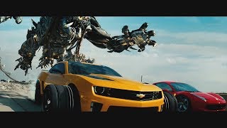 Transformers Dark of the Moon 2011  Freeway Chase  Only Action 4K [upl. by Wertz449]