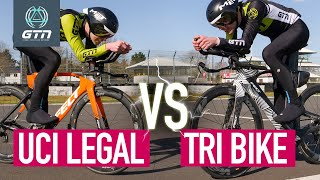 UCI TT Bike Vs Triathlon Bike  What Is The Difference [upl. by Dnomsed]