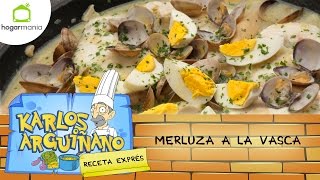 Merluza a la vasca receta de Arguiñano [upl. by Guntar]