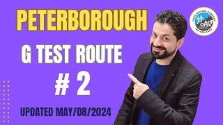 Peterborough G Test Route 2  Updated May082024 [upl. by Yasdnyl435]