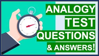 ANALOGY TEST Questions Tips Tricks and ANSWERS How To PASS Word Analogy Tests [upl. by Petty]