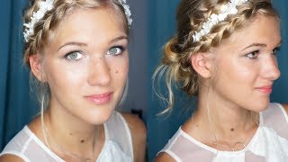 Tutoriel  Coiffure de mariée Bohème Chic [upl. by Kcirred]